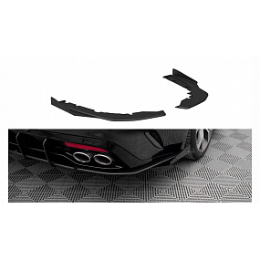 Splitter Kia Stinger I GT GT-Line Tył Boczne Street Pro Black + Gloss Flaps