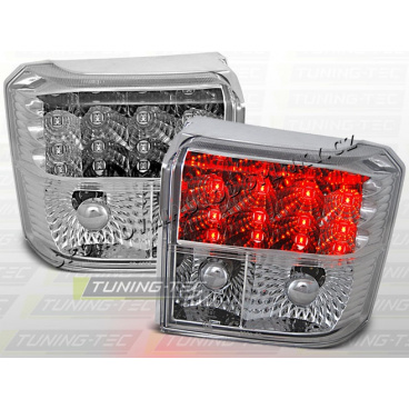 VW T4 1990-03 ZADNÍ LED LAMPY CHROME VW T4 1990-03 ZADNÍ LED LAMPY CHROME