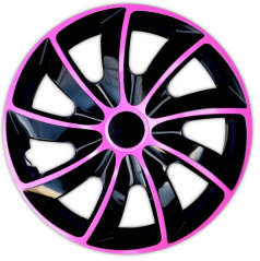 Kryty kol Quad Bicolor Pink 13-16" (po 1 ks)