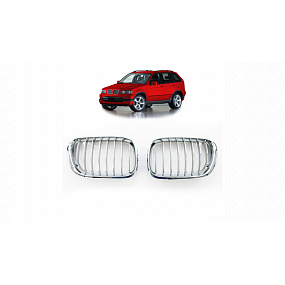 Gril BMW X5 E53 jednotlivé žebro Chrom