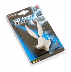 Znak RABBIT samolepící PLASTIC 62 x 102 mm