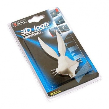 Znak RABBIT samolepící PLASTIC 62 x 102 mm