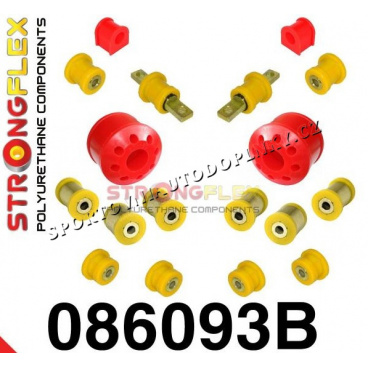 Honda Civic 1996-2000 StrongFlex sestava silentbloků jen pro zadní nápravu 16 ks Honda Civic 1996-2000 StrongFlex sestava silentbloků jen pro zadní nápravu 16 ks