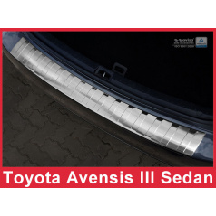 Nerez kryt- ochrana prahu zadního nárazníku Toyota Avensis III sedan 2012-15