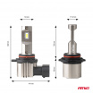 Automobilové LED žárovky série H25 CANBUS HIR2 9012 12V 31W AMIO-04716