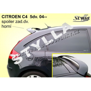 ZADNÍ KŘÍDLO CITROEN C4 5d rok výroby 2004+ ZADNÍ KŘÍDLO CITROEN C4 5d rok výroby 2004+