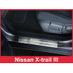 Nerez kryt- sestava-ochrana prahu zadního nárazníku+ochranné lišty prahu dveří Nissan X-Trail III 2014-17