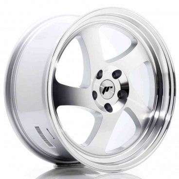 JR Wheels JR15 18x8,5 ET40 5x112 Obráběné stříbrné