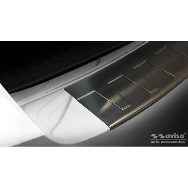 Nerez krytky černá ochrana prahu zadního nárazníku Škoda Octavia III RS kombi 2013-19 Nerez krytky černá ochrana prahu zadního nárazníku Škoda Octavia III RS kombi 2013-19