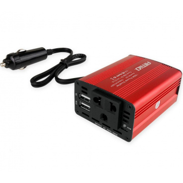 Měnič napětí 12V/230V 150W/300W 2xUSB