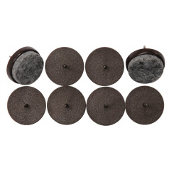 Podložka plastová s plstí na hřebíku 30mm,8ks