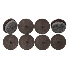 Podložka plastová s plstí na hřebíku 30mm,8ks