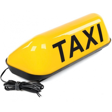 TAXI LED svítilna s magnetickou základnou žlutá TAXI LED svítilna s magnetickou základnou žlutá