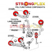 Toyota Land Cruiser 1998-02 StrongFlex Sport kompletní sestava silentbloků 27 ks