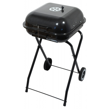 Gril na dřevěné uhlí obdélníkový TRAPANI 46cm