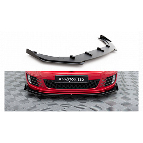 Splitter Volkswagen Golf VI GTI przód Racing Durability v.3 + flaps Black Splitter Volkswagen Golf VI GTI przód Racing Durability v.3 + flaps Black