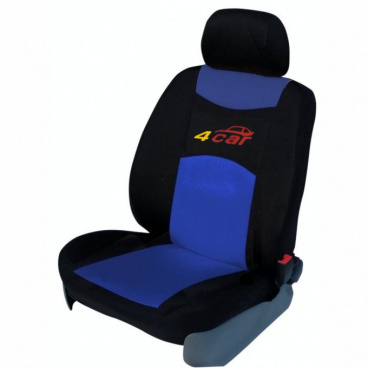 Autopotahy 4Car-Škoda Octavia I-dělená zadní sedačka+zadní loketní opěrka-modré