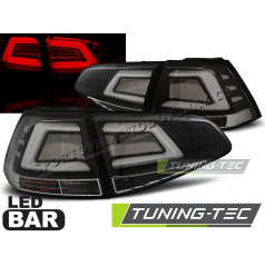 VW Golf 7 2013- zadní lampy black LED BAR