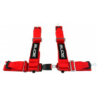 4-bodové 75 mm bezpečností pásy SLIDE Barva: červená