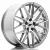 JR Wheels JR28 18x8,5 ET40 5x120 Stříbrná Leštěná Čelní Strana