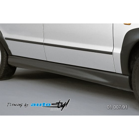 Škoda Felicia Facelift od r.v. 98 Nástavky prahů - černý desén*