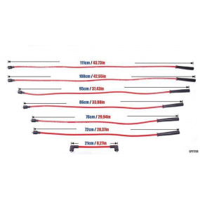 Przewody zapłonowe PowerTEC JAGUAR DAIMLER XJS 5.3L V12 88-94 Niebieskie