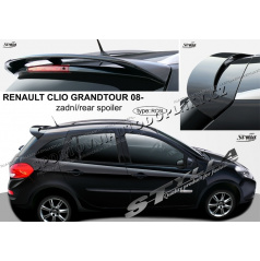 Renault Clio Grandtour 2008- zadní spoiler (EU homologace)