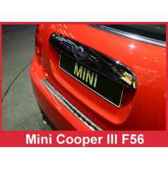 Nerez kryt- ochrana prahu zadního nárazníku Mini Cooper III F 56 2014+