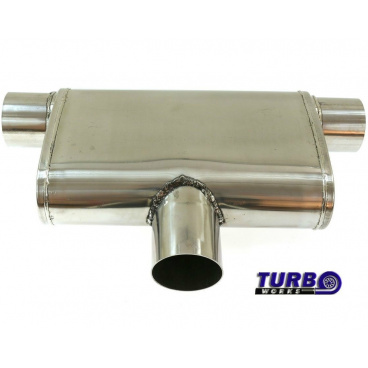 Sportovní výfuk TurboWorks dual (1 vstup / 2 boční výstupy) 63,5 mm