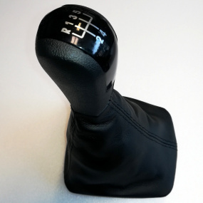 Hlavice řadící páky s manžetou Škoda Octavia II 1Z 5 rychl. černá