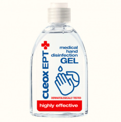 Antibakteriální gel pro dezinfekci rukou CLEOXEPT, 76% alkoholu 300 ml
