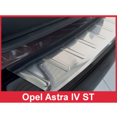 Nerez kryt- ochrana prahu zadního nárazníku Opel Astra IV J Sports Tourer 2010-12