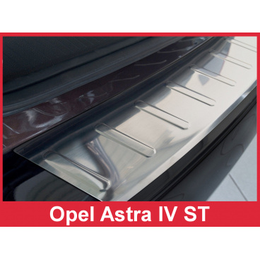 Nerez kryt- ochrana prahu zadního nárazníku Opel Astra IV J Sports Tourer 2010-12