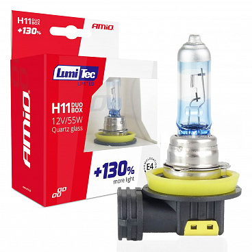 Halogenové žárovky H11 12V 55W LumiTec LIMITED +130% - 2 ks