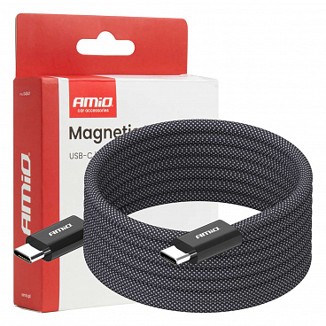 Magnetický USB kabel USB-C – USB-C 60W 200cm Magnetický USB kabel USB-C – USB-C 60W 200cm