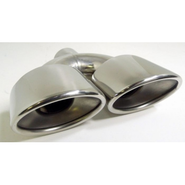 Sportovní nerez koncovka výfuku dual dvouplášťová 77157 Sportovní nerez koncovka výfuku dual dvouplášťová 77157