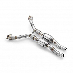 Downpipe AUDI A6, S4, S6, RS4 B5, Allroad C5 2.7 T + tlumič