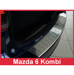 Nerez kryt-ochrana prahu zadního nárazníku Mazda 6 Kombi 2012-16