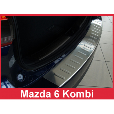 Nerez kryt-ochrana prahu zadního nárazníku Mazda 6 Kombi 2012-16
