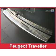 Nerez kryt- ochrana prahu zadního nárazníku Peugeot Traveller 2016+