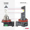 Automobilové žárovky LEDr s homologací pro silniční provoz R37 E-MARK H11 PnP FAN 18W AMIO-05120