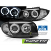 BMW E87/E81/82/88 04-11 PŘEDNÍ ČÍRÁ SVĚTLA ANGEL EYES BLACK (CCFL)