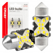 LED žárovky CANBUS Festoon C5W 12SMD 2016 31mm Bílá 12V 24V 