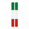3D samolepicí logo Italská vlajka – proužek 15 × 138 mm 2 ks
