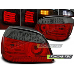 BMW E60 07.2003-07 zadní lampy red smoke LED