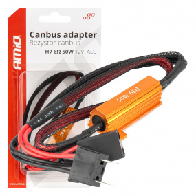 Rezistor odporový CANBUS pro LED žárovky 6Ω 50W H7
