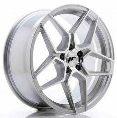 JR Wheels JR34 18x8 ET35 5x120 Stříbrná Leštěná Čelní Strana