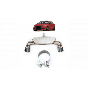 Koncový tlumič Black AUDI A3 2017-2019 Koncový tlumič Black AUDI A3 2017-2019