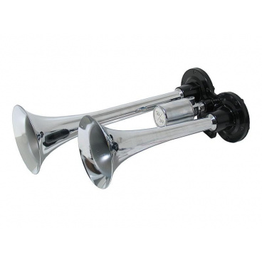 Fanfáry - chrom 2 trubky 12V/ 24V Fanfáry - chrom 2 trubky 12V/ 24V