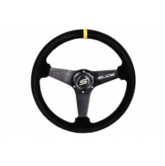 Sportovní volant WRC SLIDE černý (semiš potah) 350 mm